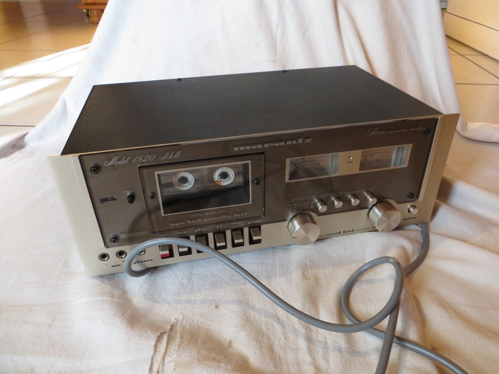 Platine cassette vintage Marantz Model 1820 Mk II – collector
