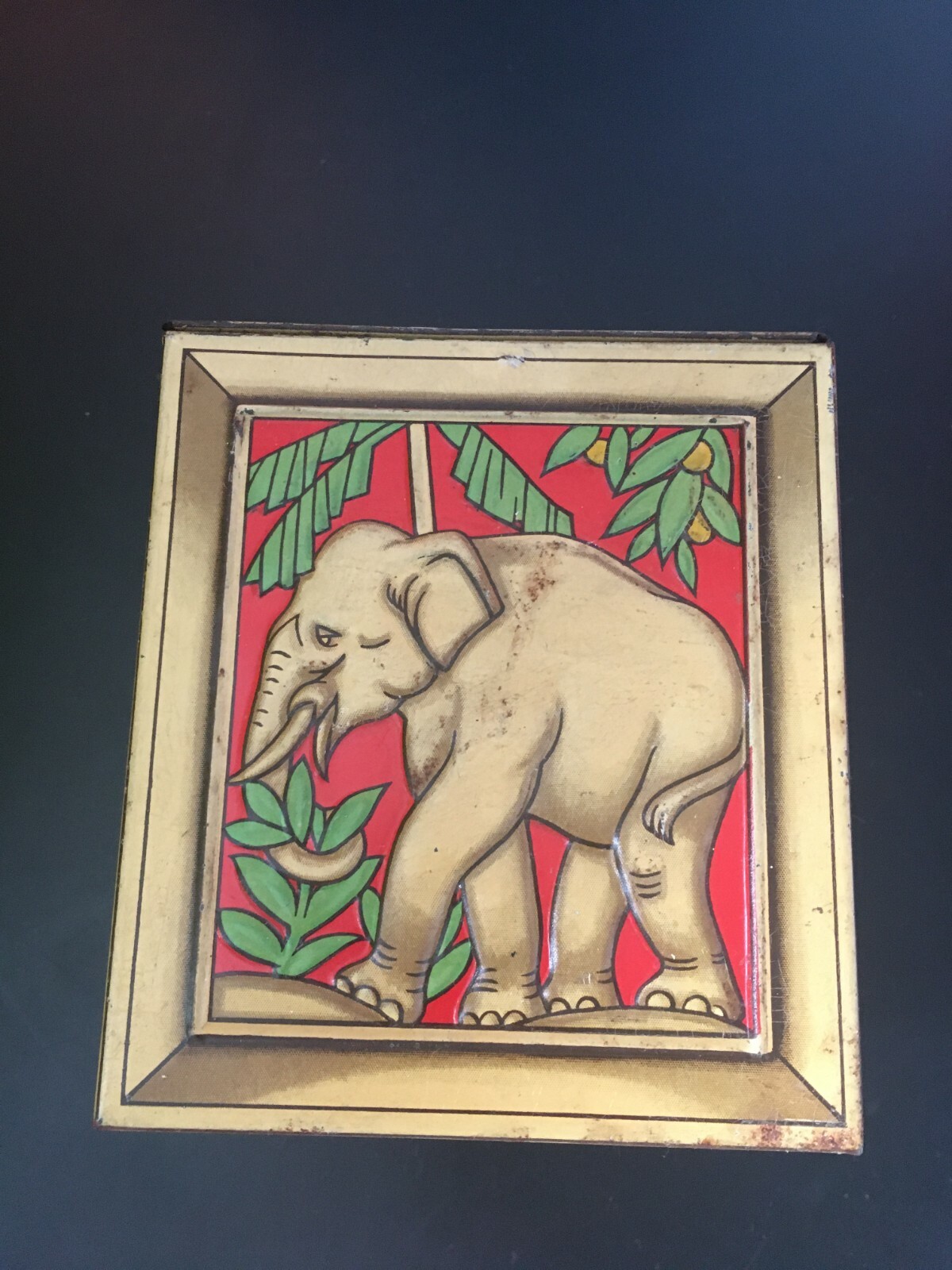 2X Vintage Tea Caddies, Tins animals & Sharps cathedrals, Collectable