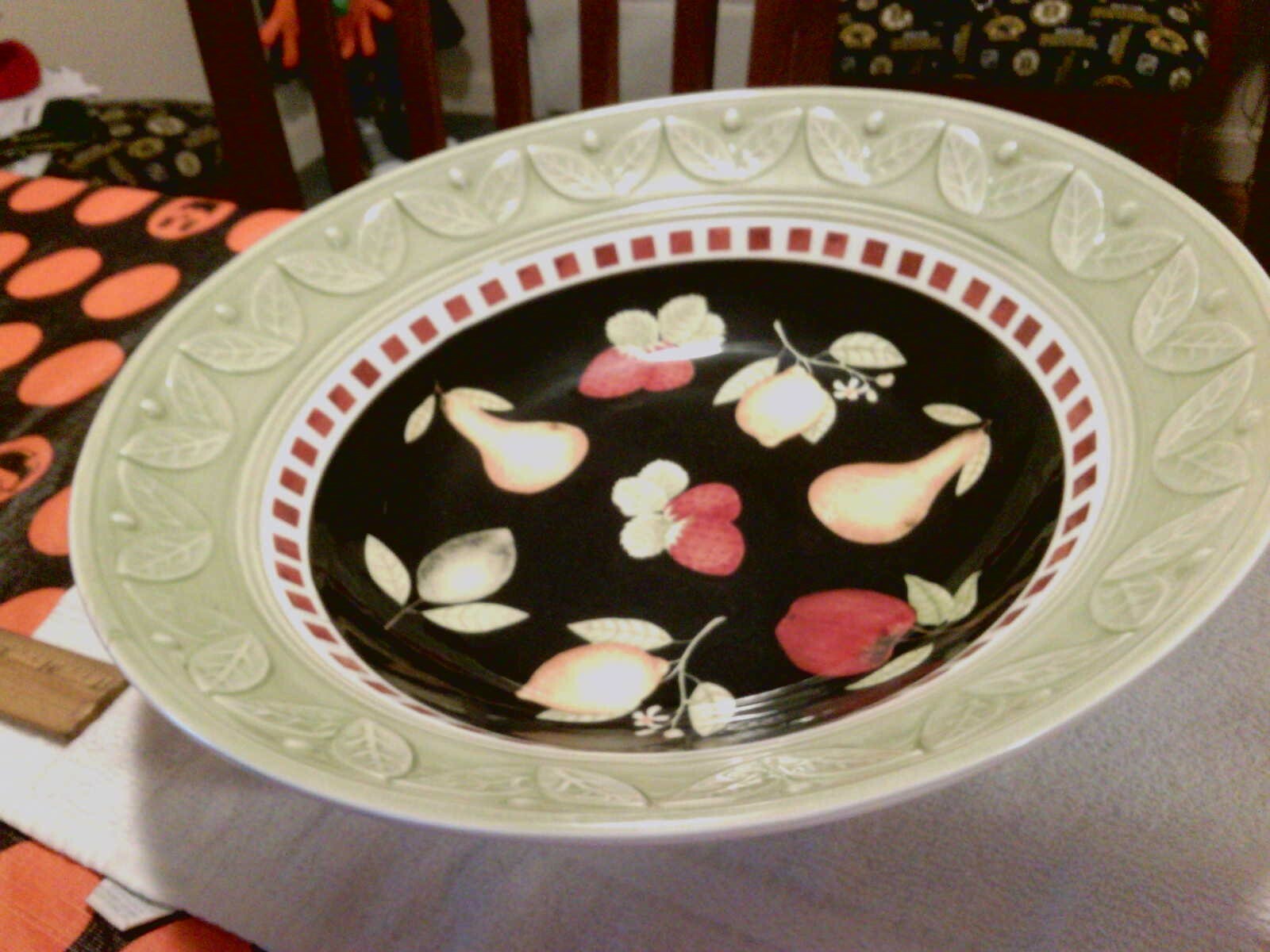 Large Classic Fruit Bowl Pasta Salad Debbie Mumm by Zak Designs eBay