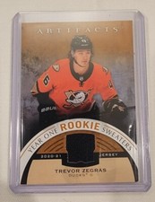 2020-21 Artifacts Hockey Year One Rookie Sweaters Trevor Zegras Jersey RS-TZ
