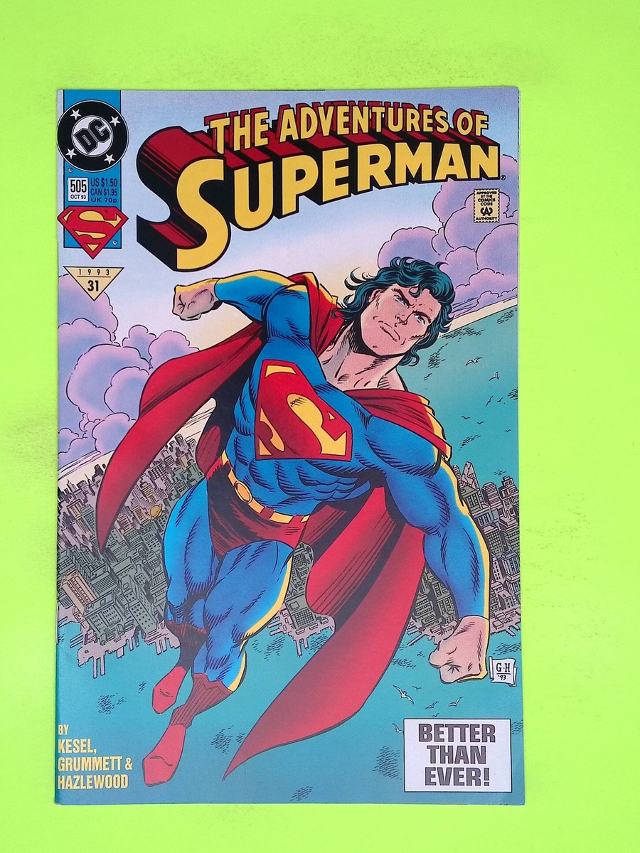 Adventures of Superman #505b Vol. 1 1993 DC Comics Variant 7.0 K58