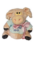 Vintage Piggin Plüsch Schwein 2002 Carte Bla...