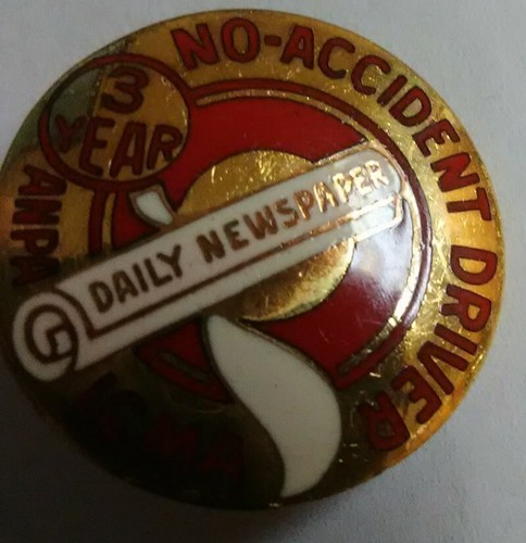 ANPA ICMA Daily Newspaper 3 Years Accident Free MAC NY Vtg Pin - Picture 3 of 7