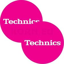 TECHNICS SLIPMATS SIMPLE 5 Coppia Panni Antistatici per Dj Piatti Giradischi