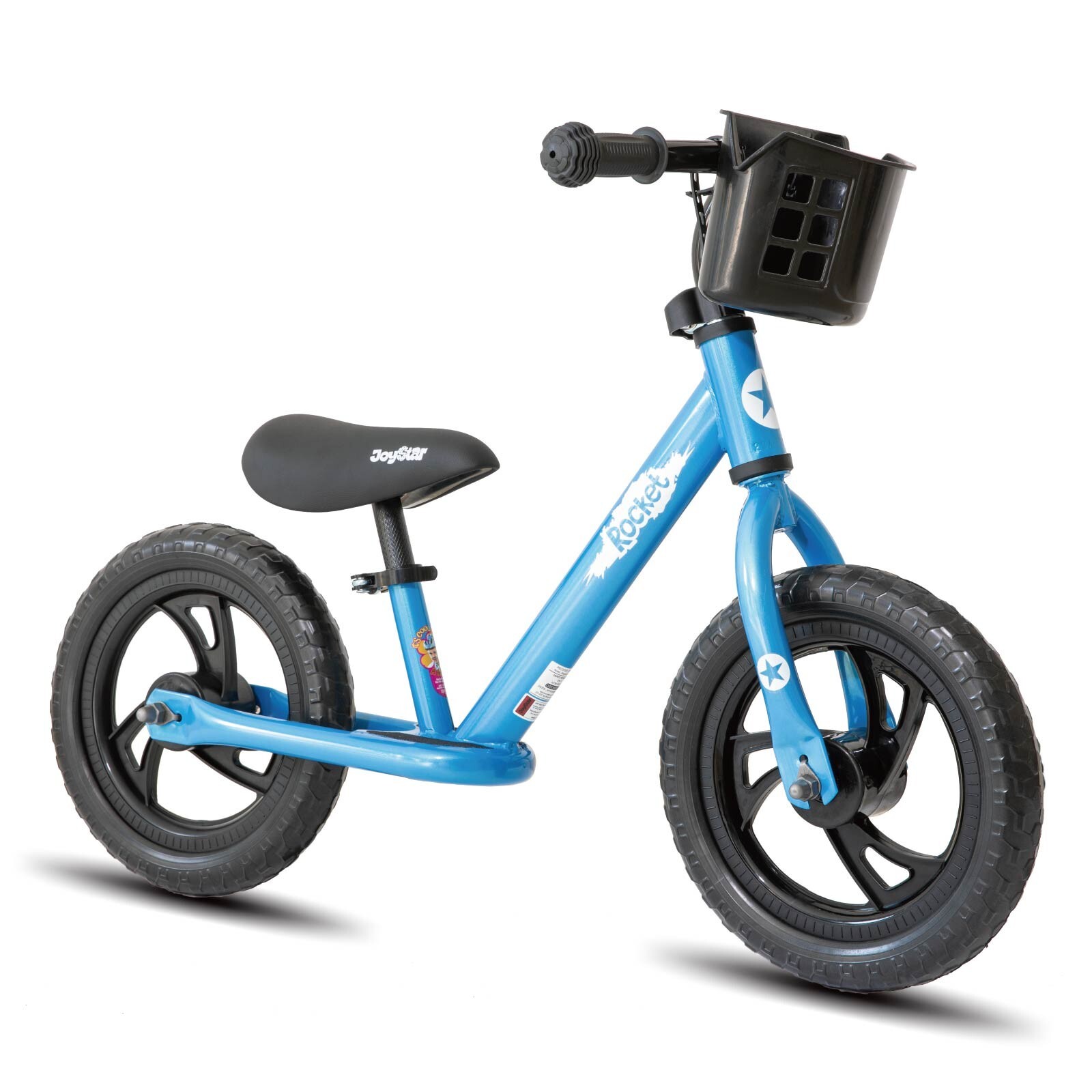 JOYSTAR 12/14 Inch Kids Balance Bike 18month-5 Year Old Toddler Bike Basket DOLL