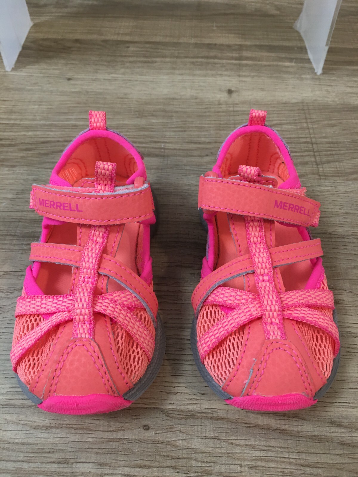 Sandali da bambino MERRELL rosa in pelle e sintetici ML G Hydro Monarch Water taglia 5M