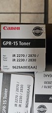 Genuine Canon GPR-15 Black Toner Cartridge