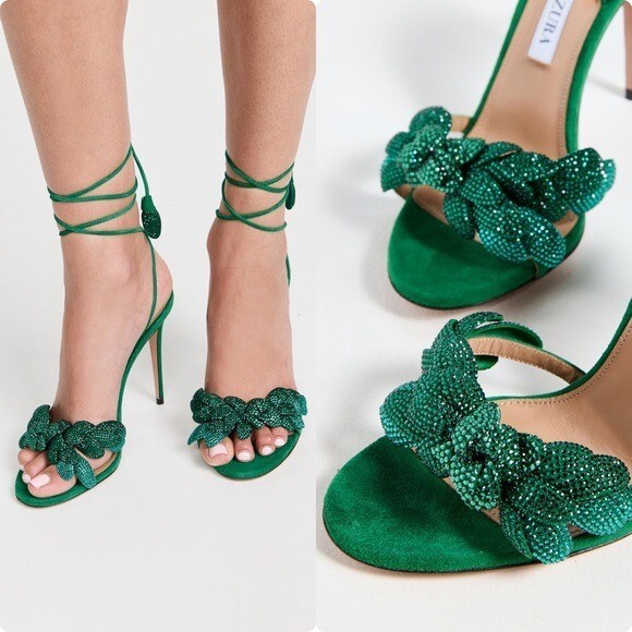 Aquazzura 105mm Galactic Flower Sandals 37 $1,395 | eBay