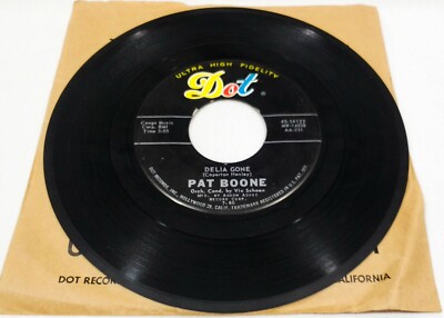 Pat Boone ''Candy Sweet / Delia Gone'' 1960 45-16122 7'' 45 rpm Record 