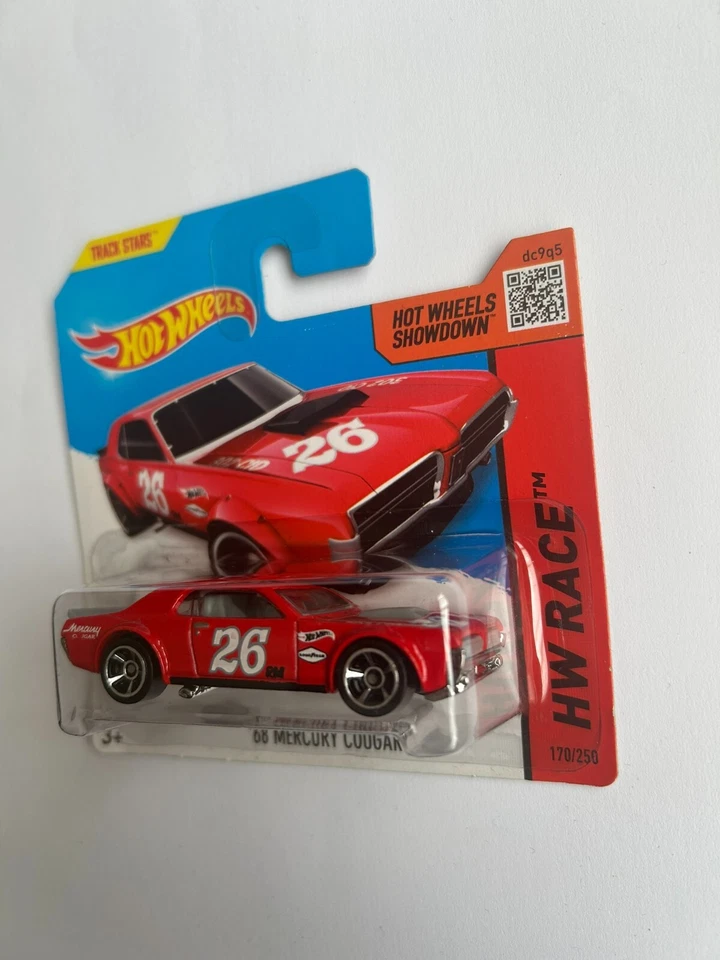 Hot Wheels '68 Mercury Cougar HW Race: Track Aces	(2014) BFG65 170/250 Sealed - Image 2 of 4