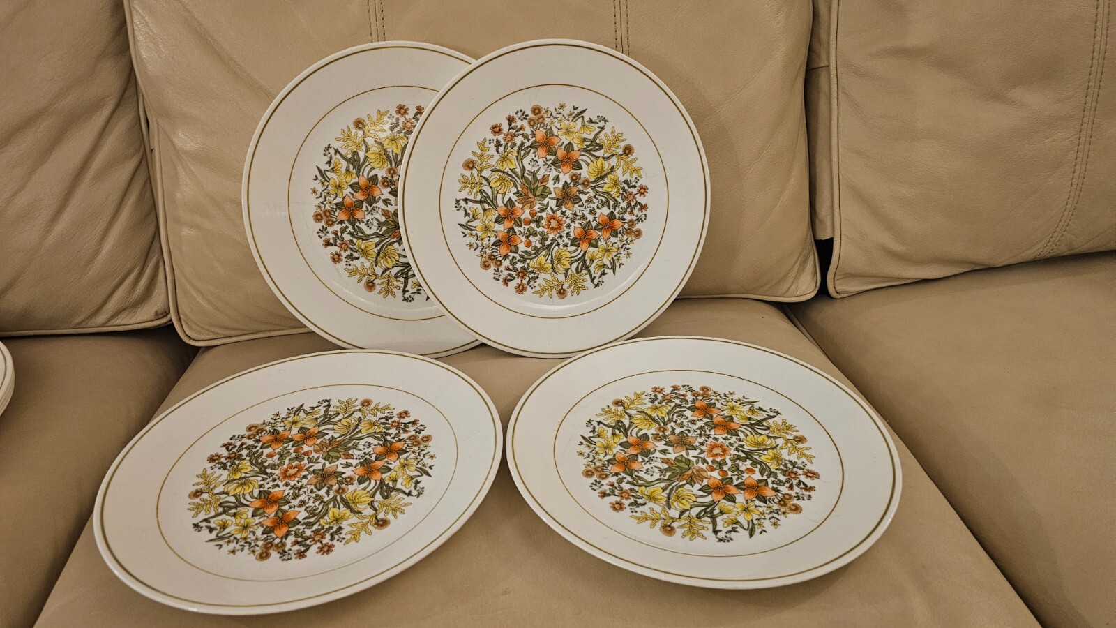 Vintage Corelle Indian Summer Plate Set Vintage Corelle 