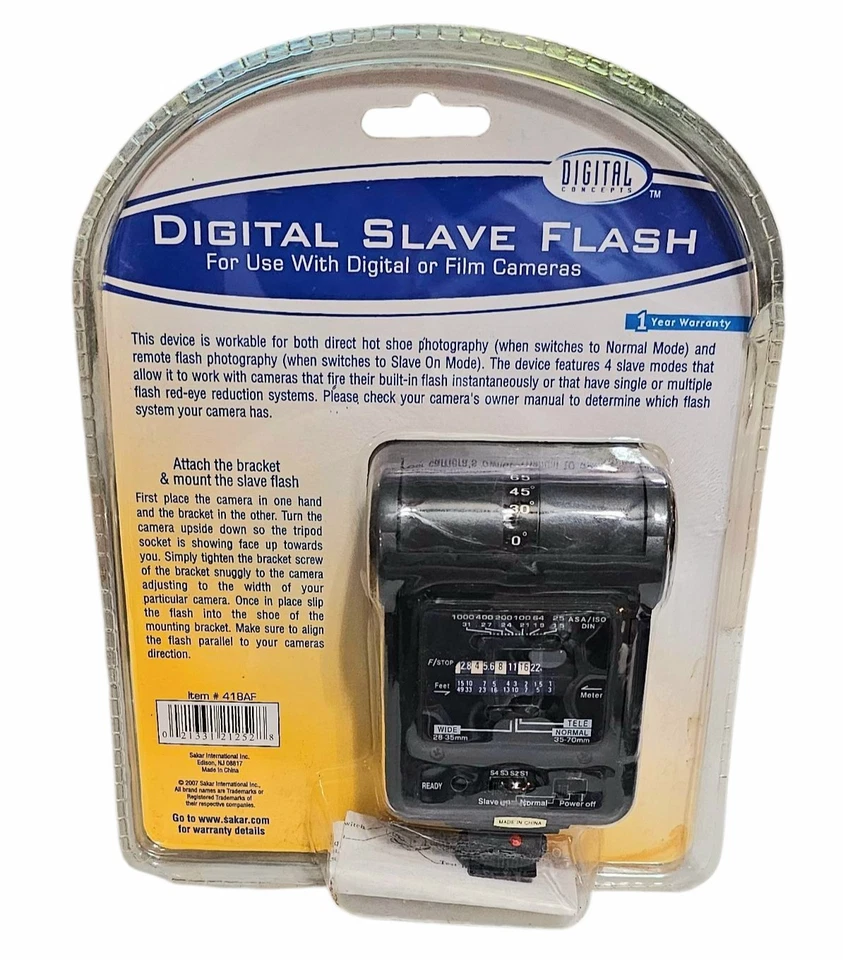 Digital Slave Flash For Use With Digital Or Film Cameras By Digital Concepts - Image 2 of 2
