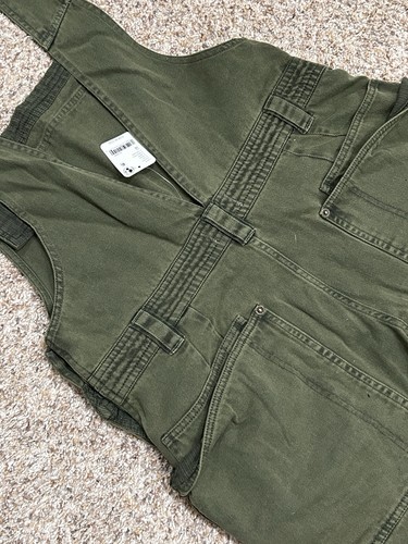 NEW We The Free / Free People Olive Green Overalls Size Medium - Picture 18 of 22