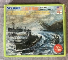 Vintage Skywave 1/700 WWII Landing Craft SW600 #8 US Navy LSM LCI Royal Navy LCT