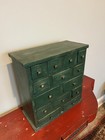 Vintage Green Painted Spice Cabinet 20th C AAFA Original Apothecary — photo 8