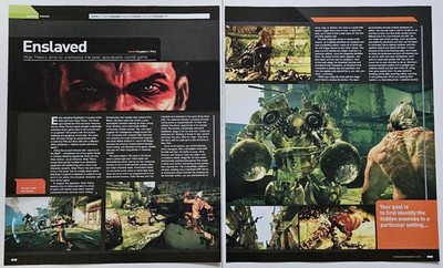 Enslaved Odyssey to the West Ninja Theory Magazine Preview Article Print Ad 2009