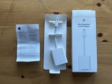 Apple Mini DisplayPort to VGA Adapter MacBook Monitor Display Video Converter