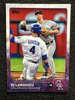 D.J. LEMAHIEU #438 2015 Topps Baseball QTY Colorado Rockies