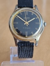 SCHÖNE, SEHR,RARE VINTAGE GRUEN PRECISION  HERRENARMBANDUHR