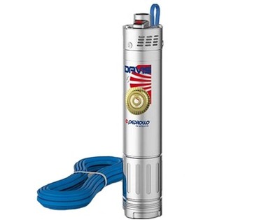 Unterwasserpumpe mit integriertem Motor 4 Zoll PEDROLLO DAVIS - Kabel 20m 0,75kW