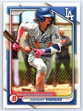 2024 Bowman Prospects #BP-89 Joendry Vargas - Los Angeles Dodgers
