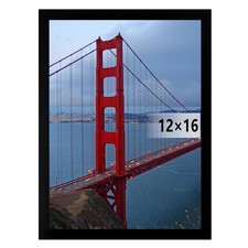 BESCRCL 12x16 Frame Wall Hanging Picture Frames, Black, 1 Pack