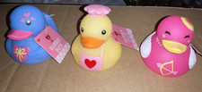 Target 2026 VALENTINES Rubber Duck Mini Figure 2.5" Set of 3 Ducks