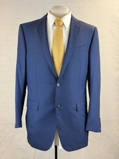 Ermenegildo Zegna Switzerland Men's Dark Blue 100% Wool Blazer 42L $5,895