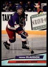 1992-93 Ultra * Fredrik Olausson Winnipeg Jets #244