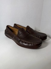 Polo Ralph Lauren Mens Size 11D Brown Leather Driving Moccasin Penny Loafers