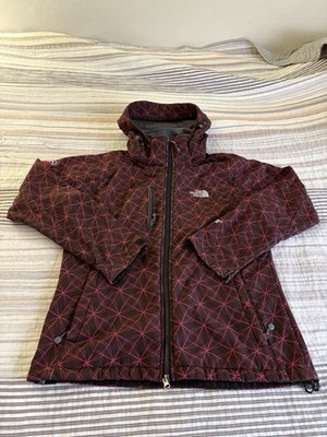 The North Face Summit Series Women's Blk/Red Insulated Hooded Jacket Size Medium