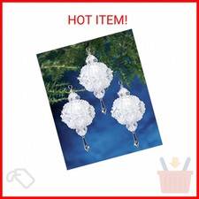 Christmas Ball Ornament Bead Kit, White