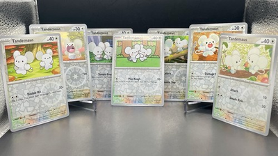 #ad #ad 7x Tandemaus Reverse Holo Lot All 7 Scarlet amp; Violet Common Pokemon Cards $19.95