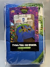 Teenager Mutant Ninja Turtles Comforter Twin-Full 72  x86  Nickelodeon Brand New