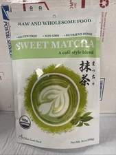 Sweet Matcha Organic Green Tea Powder Cherie Sweet Heart Cafe Style Blend 16oz