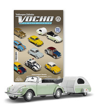Volkswagen Beetle 1302 LS Cabrio w/ Caravan (1971) 1:43 Brand new Sealed
