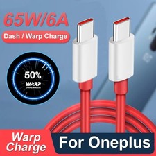 Genuine OnePlus 3 5 6 7 8 9 10 11 NORD USB Fast Charger Type-C Warp Dash Cable