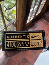  3D Printed Nike-Style Authentic Tag Sign – Streetwear Decor – Br3ttin3D