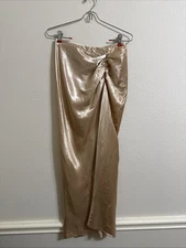 Sans Souci, Champagne Midi Skirt, Nwt, Size Small
