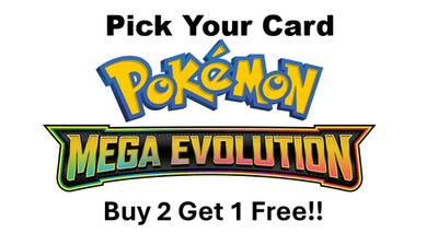 Mega Evolution Pokémon TCG Pick Your Card Complete Your Set Buy 2 Get 1 Free