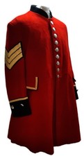 Rosso Lungo Cappotto Reale Ospedale Chelsea Regina Crown British Army Divisa