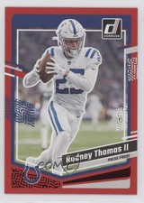 2023 Panini Donruss Press Proof Red Rodney Thomas II #130 14ql