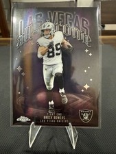 2025 Topps Chrome Brock Bowers All-Chrome Refractor #ACT-10 Las Vegas Raiders
