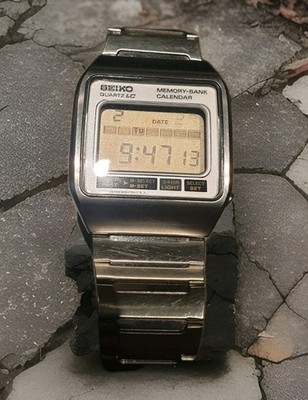 VINTAGE 1975 Quarz Seiko MOONRAKER LCD M354-5010. BOND 007 SAMMLUNG.