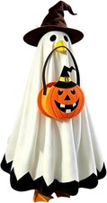 Gans Halloween Gespenst Outfit 58cm Figuren Kost&uuml;m Outdoor Gartendeko Party Set