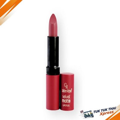 Golden Rose Velvet Matte Lipstick Vitamin E 4.2g 10 Shades Thai
