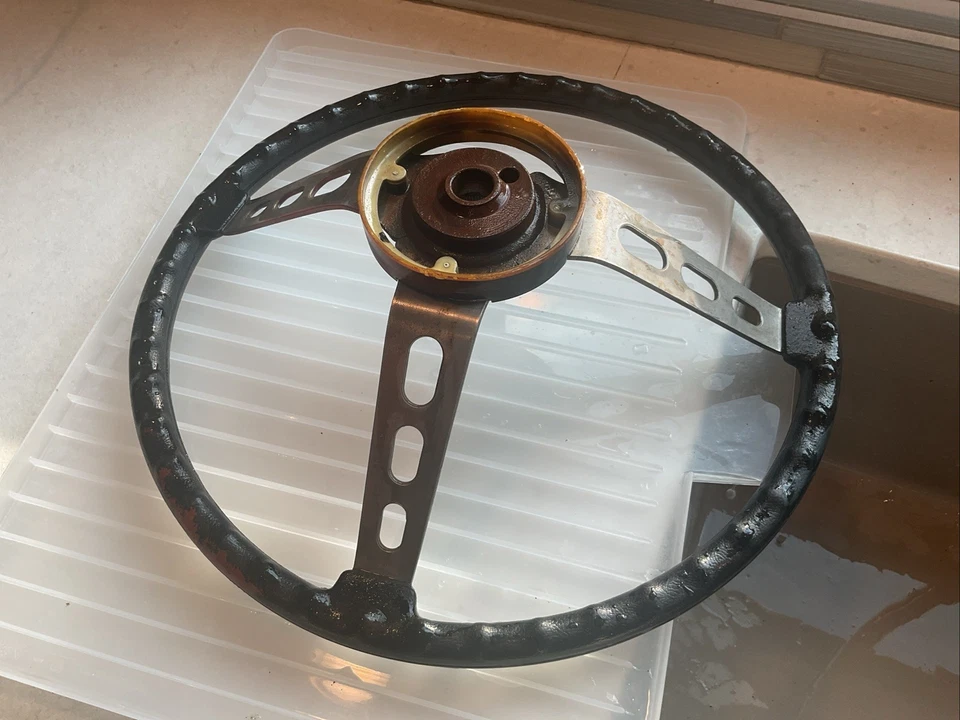 ¡Volante deportivo AMC JEEP JAVELIN 1971-77 AMX Hornet Pacer CJ5 CJ7 72 73 74! Foto 3 de 4