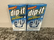 (2) Dip-It Food And Beverage Stain Remover - Soft Powder - NEW
