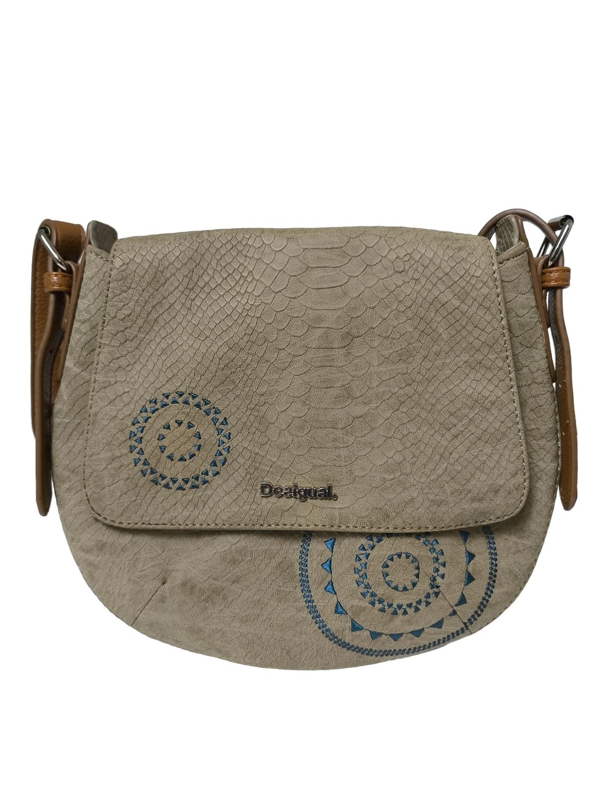 DESIGUAL Borsa a tracolla Donna Borsa bianco sporco stile casual