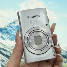 Canon PowerShot ELPH 180 20MP Digital Camera- Sliver 85 New W/ Battery, Sd Card